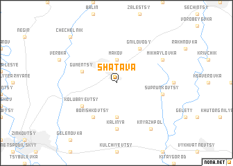 map of Shatava