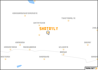 map of Shatayly