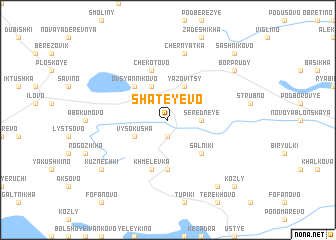 map of Shateyevo