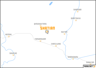 map of Shatian