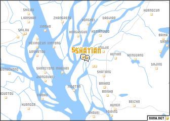 map of Shatian