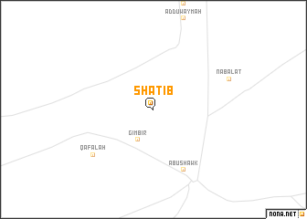 map of Shaţīb