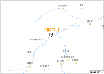 map of Shatili