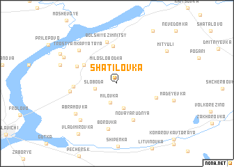 map of Shatilovka