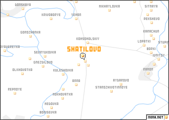 map of Shatilovo