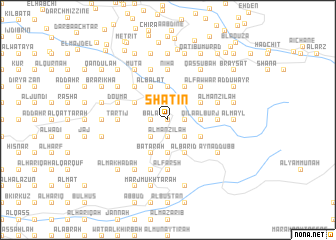 map of Shātīn