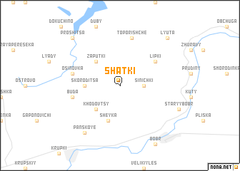 map of Shatʼki