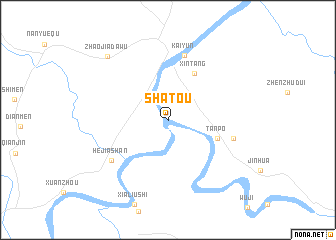 map of Shatou