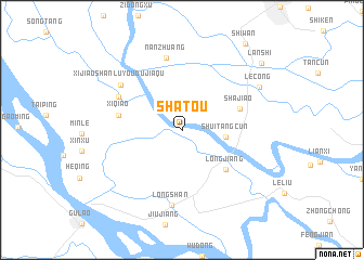 map of Shatou