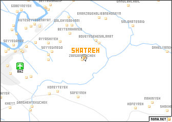 map of Shaţreh