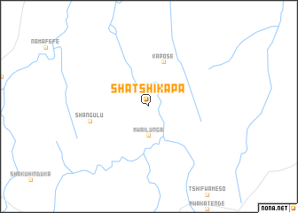map of Shatshikapa
