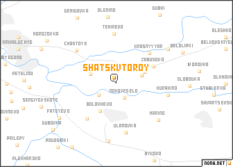 map of Shatsk Vtoroy