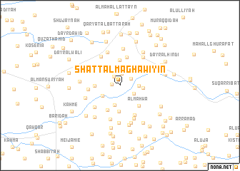 map of Shaţţ al Maghāwīyīn