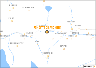 map of Shaţţ al Yahūd