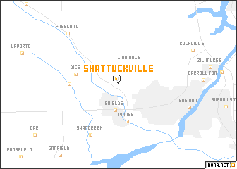 map of Shattuckville