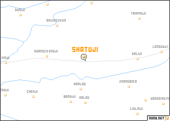 map of Shatuji