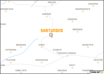 map of Shatunovo