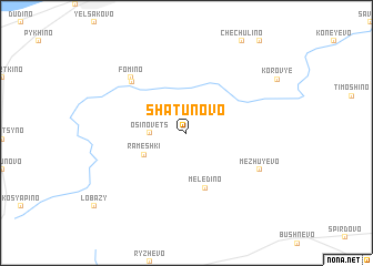 map of Shatunovo