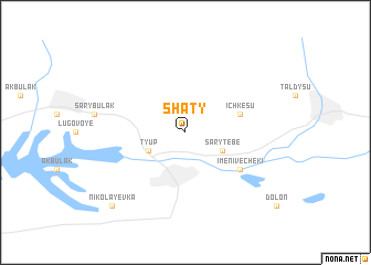 map of Shaty