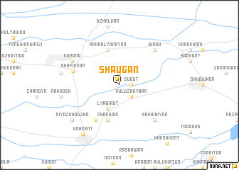 map of Shaugan
