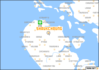 map of Shaukchaung