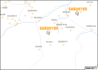 map of Shaumyan