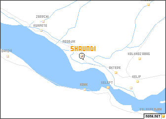 map of Shaundi