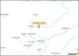 map of Shauvas