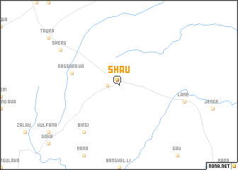 map of Shau