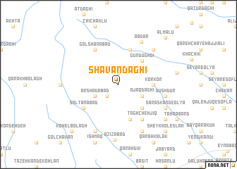 map of Shāvān Dāghī