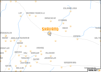 map of Shavand