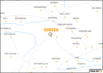 map of Shāveh