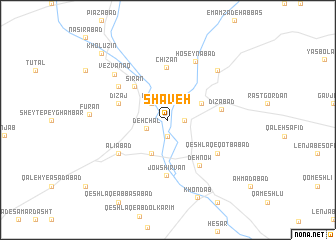 map of Shāveh