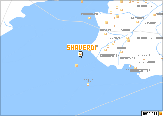 map of Shāverdī