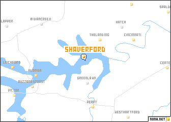 map of Shaver Ford