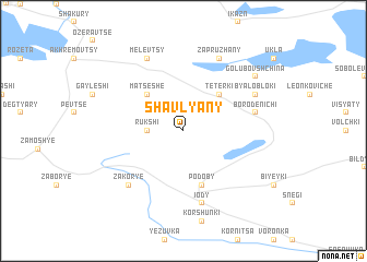 map of Shavlyany