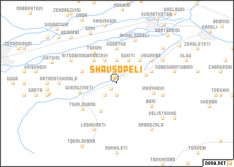 map of Shavsopeli