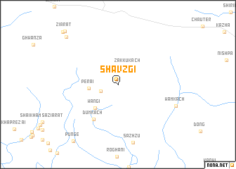 map of Shavzgi