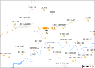 map of Shawanee