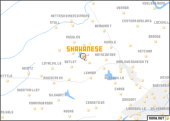 map of Shawanese