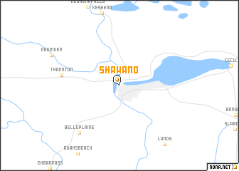 map of Shawano