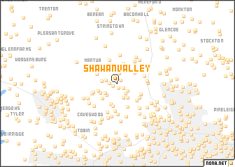 map of Shawan Valley