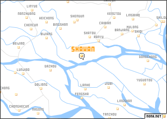 map of Shawan