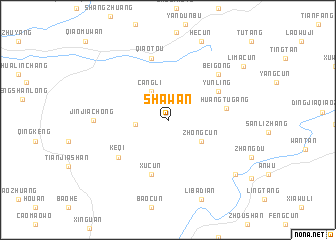 map of Shawan