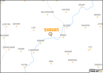 map of Shawan