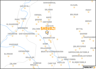 map of Shāwāzī