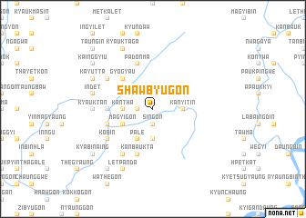 map of Shawbyugon