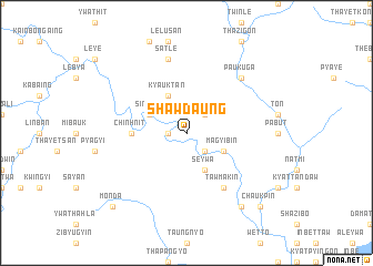 map of Shawdaung