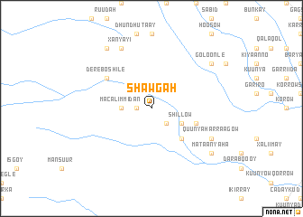 map of Shawgah