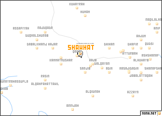 map of Shawḩaţ